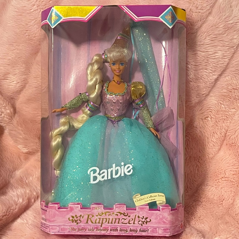 Vintage Barbie as Rapunzel Children's Collector Series First Edition 1994 + Box